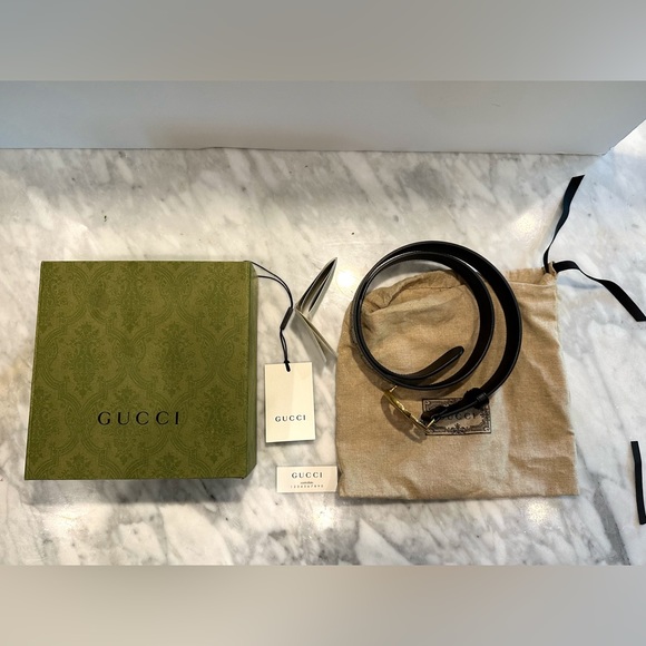 Gucci GG belt with Double G buckle size 90 - Picture 2 of 10